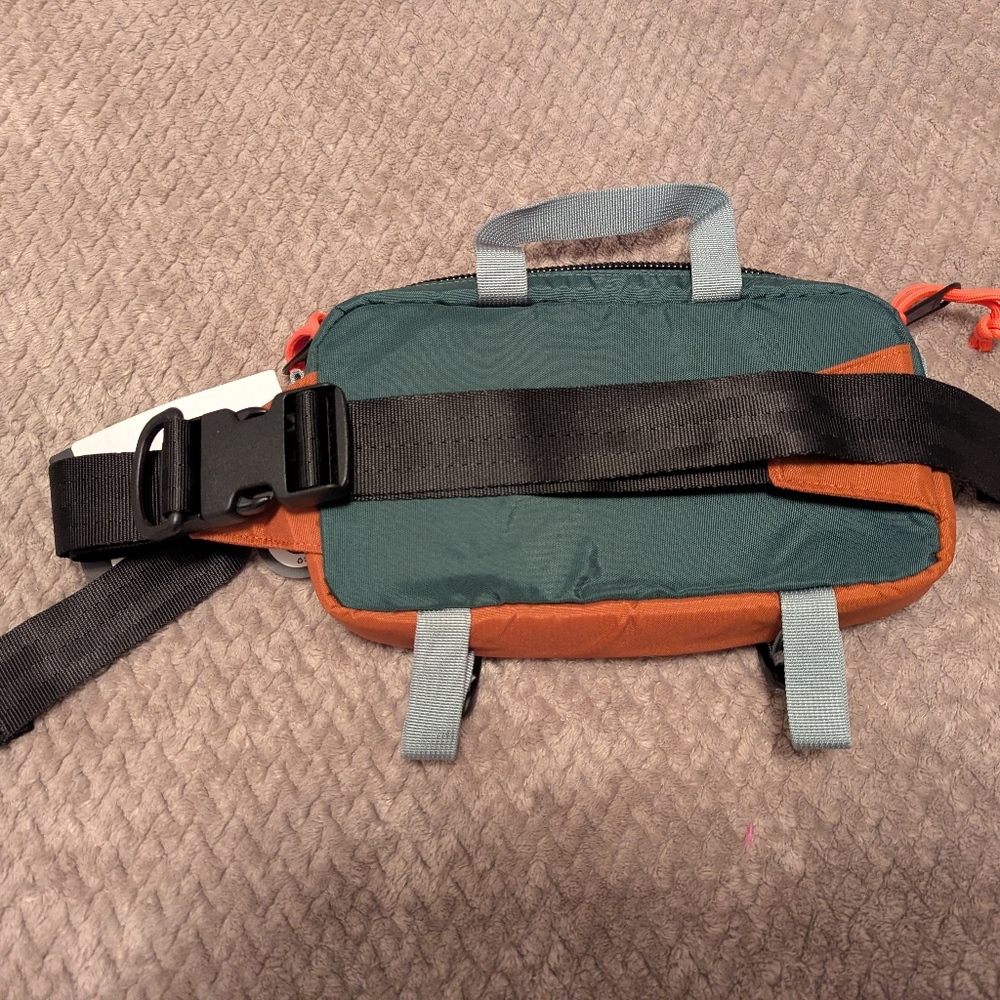 Topo Designs Mini Quick Pack Fanny Bag Belt Earth Tones Hiking Nature NWT - Picture 3 of 6